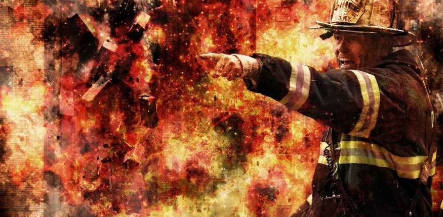 pożar odpadów z powodu braku zabezpieczeń